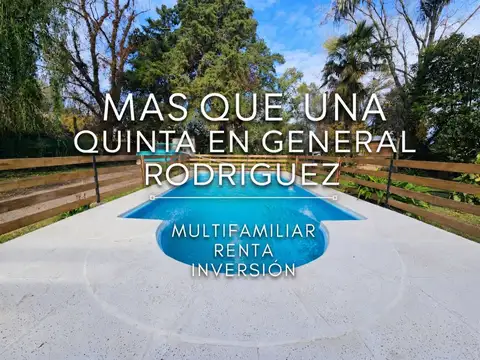 Quinta en Venta en General Rodriguez, Partido de General Rodríguez