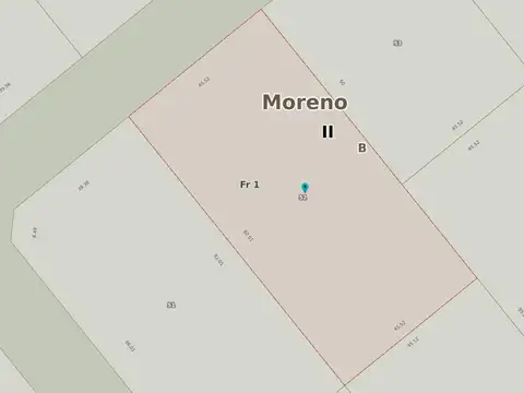 Terreno en Venta 46  mts Frente