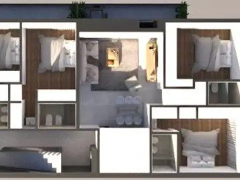 DEPARTAMENTO 2 DORMI CON BALCON Y PARRILLA - VENTA