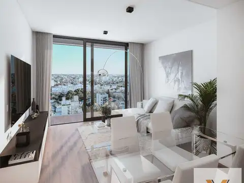 Departamento en construcción-venta 1 dormitorio-contrafrente-45  metros-Pozo -Avenida 7-La Plata