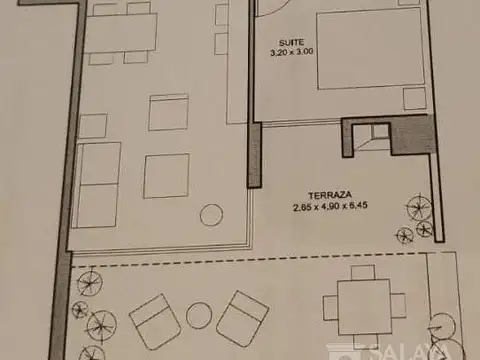 Departamento en Venta con 1 cocheras