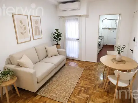 Departamento 2 ambientes con 1 baño