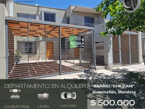 Departamento en alquiler c/ cochera en San Francisco del Monte