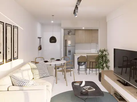 Departamento Dúplex 2 ambientes en Venta con Balcón - Construcción