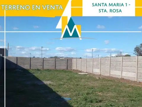 LOTES-TERRENO EN CAÑUELAS-SANTA MARIA 1
