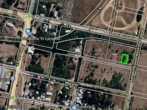 Terreno en Venta en Magdalena, USD 30.000