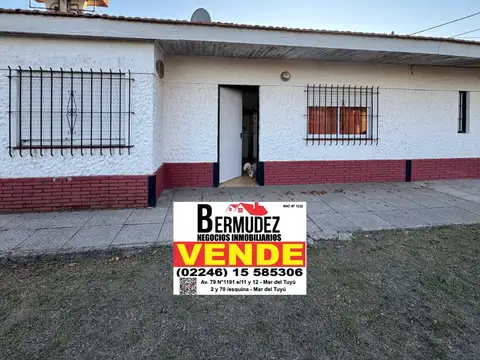 Venta Chalet 3 Ambientes Al Frente Calle 76 Entre 6 Y 7 Mar Del Tuyu