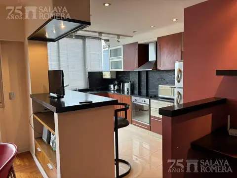 Departamento en alquiler en Olivos 2 ambientes piso alto con cochera