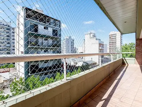 Departamento 3 ambientes semipiso Luminoso balcon terraza suite en Caballito