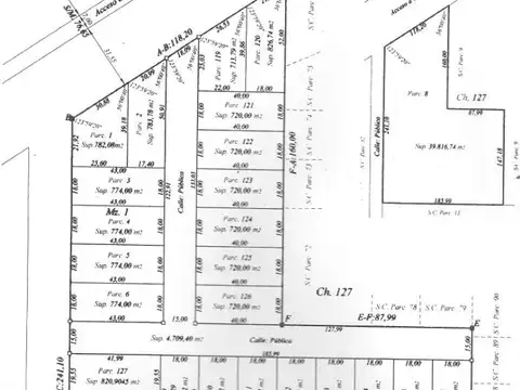 COLONIA BENITEZ LOTEO CAMINOS DE BENITEZ