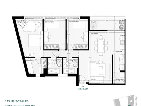 Dorrego 1900, Piso 2