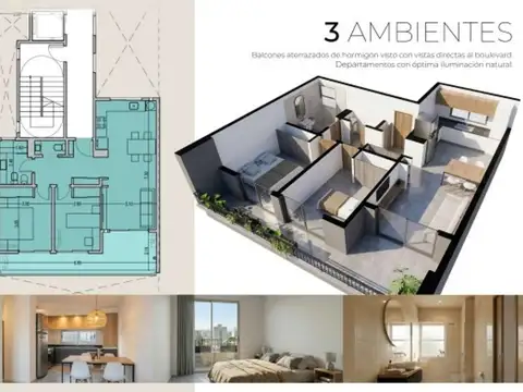 Departamento en Venta Apto profesional