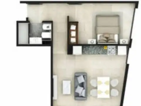 Departamento en Venta en Palermo, USD 126.999