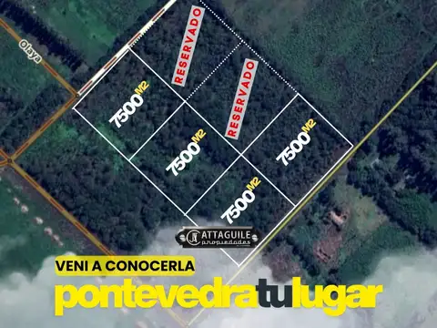 Terreno en Venta en Pontevedra, USD 150.000