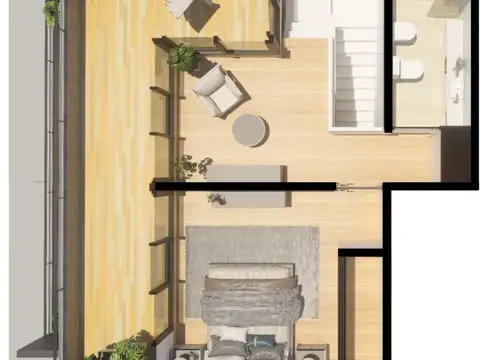 Departamento en Venta de Monoambiente