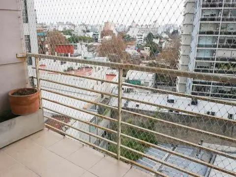Monoambiente tranquilo en edificio con amenities