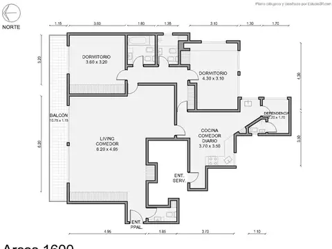 Departamento en Venta de 2 dormitorios