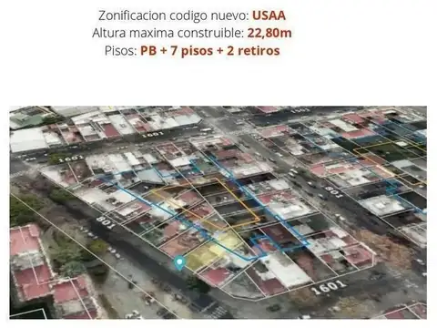 Terreno en Venta en Parque Chacabuco, USD 350.000