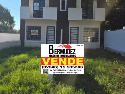 Casa en Venta en Mar del Tuyu, Partido de La Costa