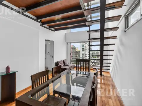 Departamento 2 ambientes con 2 baños