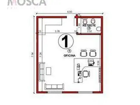 Oficina en Venta al Este