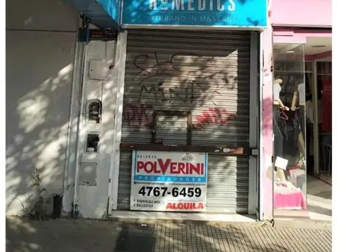 VILLA BALLESTER CENTRO: LOCAL SOBRE ALVEAR  3 X 11 A METROS
