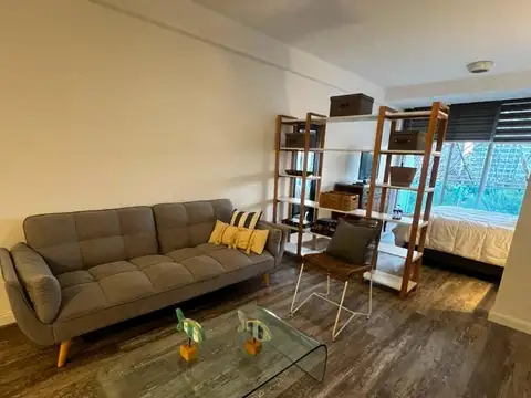 1 ambiente amoblado | Alquiler Belgrano | Balcón, Amenities