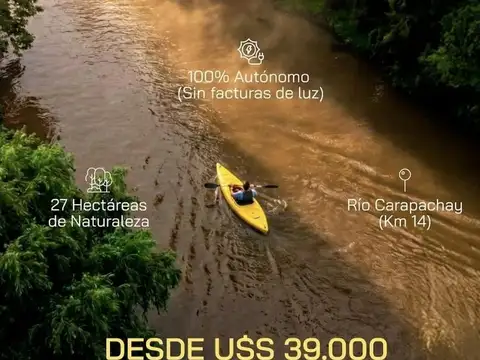 LOTE EMPRENDIMIENTO SUSTENTABLE ECO RESIDENCIAL RIO CARAPACHAY DELTA TIGRE