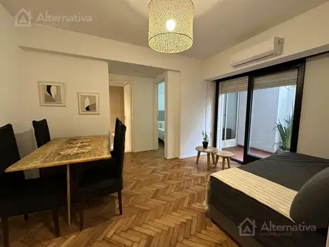 Departamento dos ambientes con  Alquiler temporario Caballito.