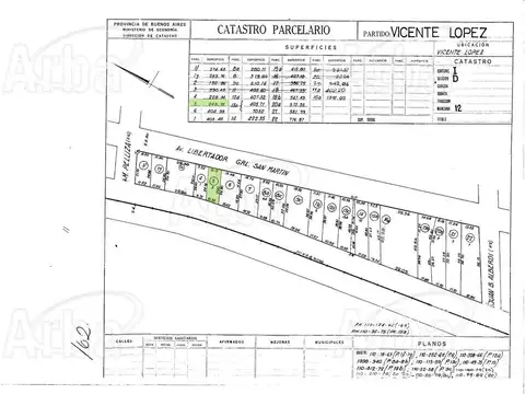 LOTE APTO EDIFICIO en Olivos