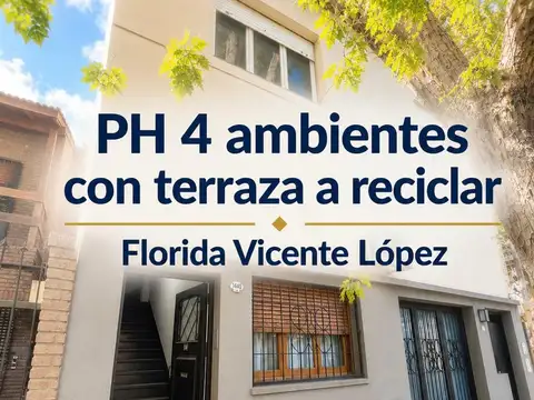 PH 4 AMBIENTES VENTA FLORIDA VICENTE LOPEZ