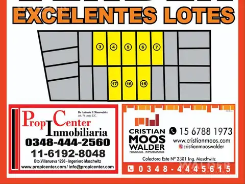 Terreno  en Venta- Ingeniero Maschwitz- Cristian - Mooswalder- Negocios Inmobiliarios-