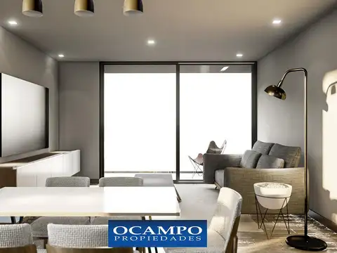 Departamento 2 ambientes con 1 baño