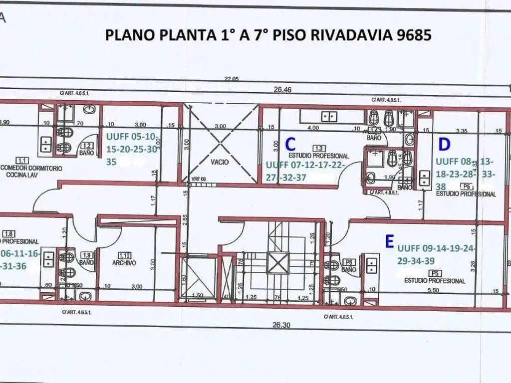 VILLA LURO  de 39 Unidades en Villa Luro