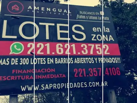 Lotes. 478 a 511 y 133 a 151. Barrios abiertos y cerrados