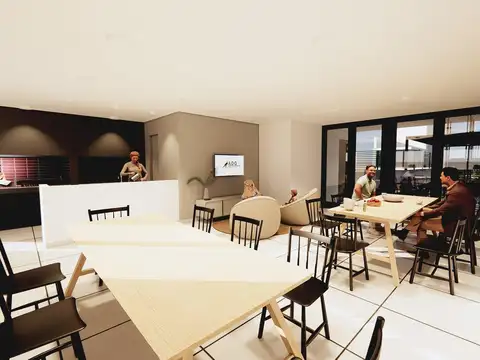 Departamento dos dormitorios con balcon y parrillero en zona río, Pichincha