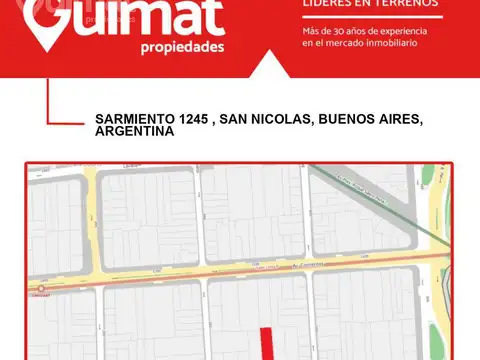 Terreno en Venta en San Nicolás, USD 2.500.000