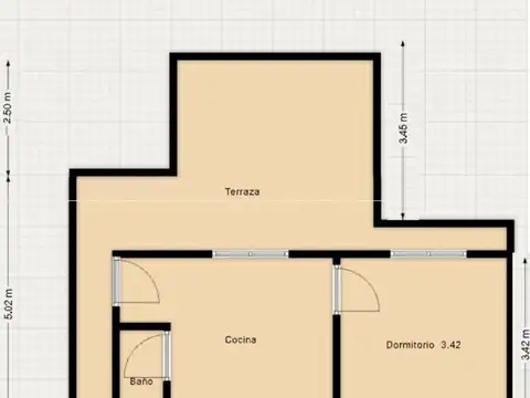 Depto Tipo Casa en Venta de 3 ambientes