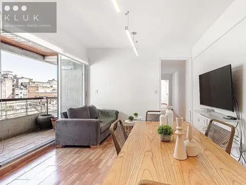 Departamento en venta tres ambientes contafrente y balcon edificio full amenities