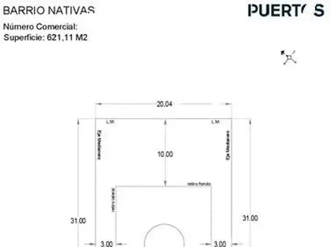 Terreno en Venta de 620,0 m2