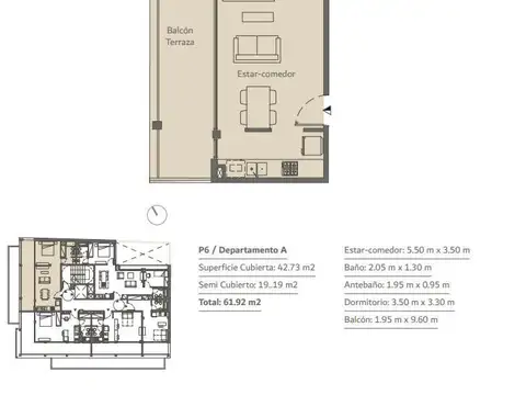 Departamento en Chacarita