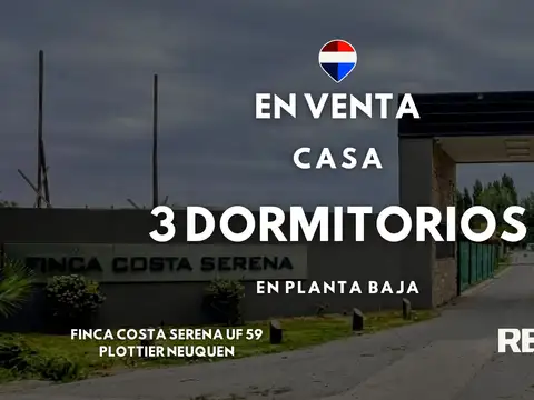 CASA PB 3 DORMITORIOS FINCAS COSTA SERENA UF 59