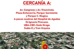 Emprendimiento en Villa Urquiza de 1 Dormitorios