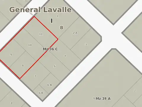 Terreno en Venta en General Lavalle, USD 18.000