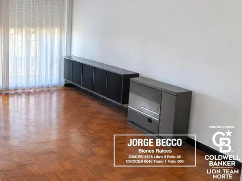 Alquiler departamento 3 ambientes con cochera y baulera