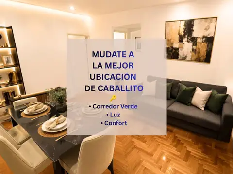 VENTA DEPARTAMENTO 2 AMBIENTES CABALLITO NORTE