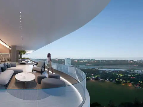 5 ambientes 2 cocheras en Palermo Decó Polo Piso 6