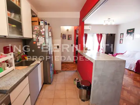 Departamento 3 ambientes con 1 baño