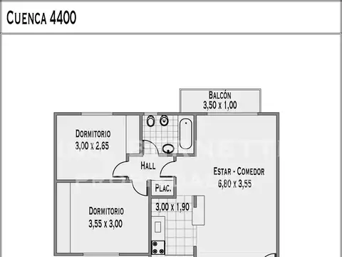 Departamento en Venta de 2 dormitorios