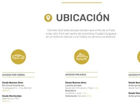 Lotes en Carmelo Golf URUGUAY JC433201 Sync